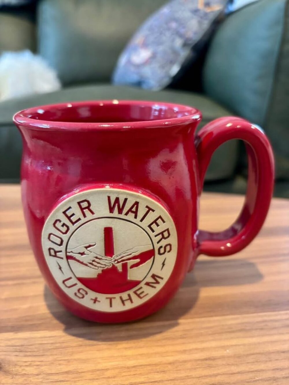 NEW Rogers Waters Us And Them 2017 Tour Stoneware Mug By Sunset HIll Stoneware